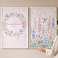 Fearfully and Wonderfully Made Floral Wreath Digital Art Set