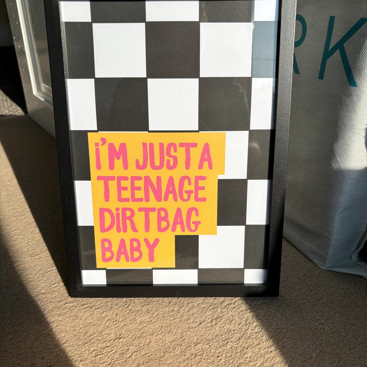 Teenage Dirtbag Checkered Digital Art