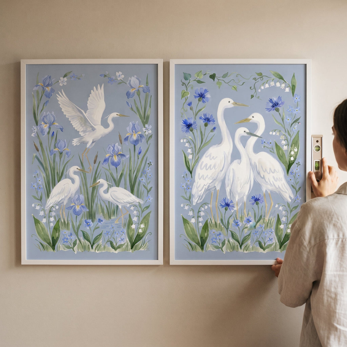 Elegance of the Marsh Digital Art Set