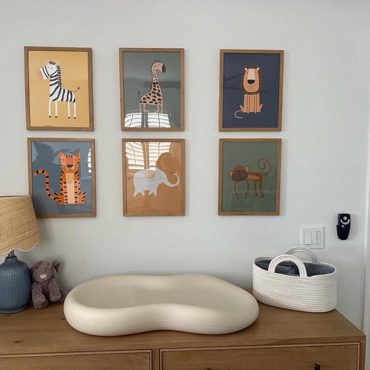 Safari Animals Nursery Digital Art Set