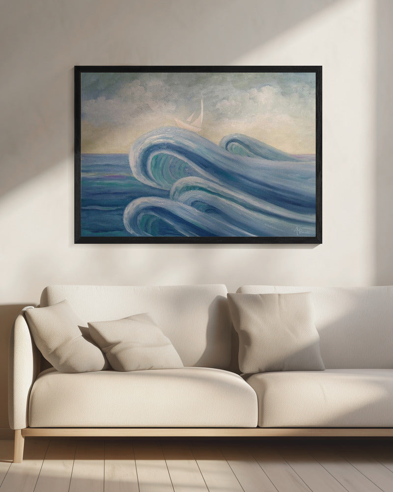 Ocean Waves Digital Art Print