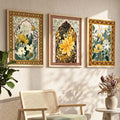 Botanical Arch Triptych Digital Art Set