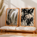 Tropical Palm Silhouettes Digital Art Set
