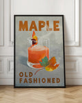 Maple Old Fashioned Cocktail Digital Art
