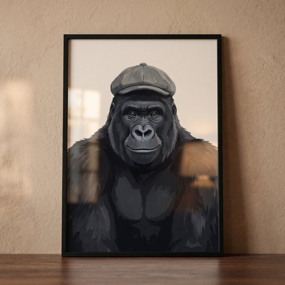 Dapper Gorilla in Cap Digital Art