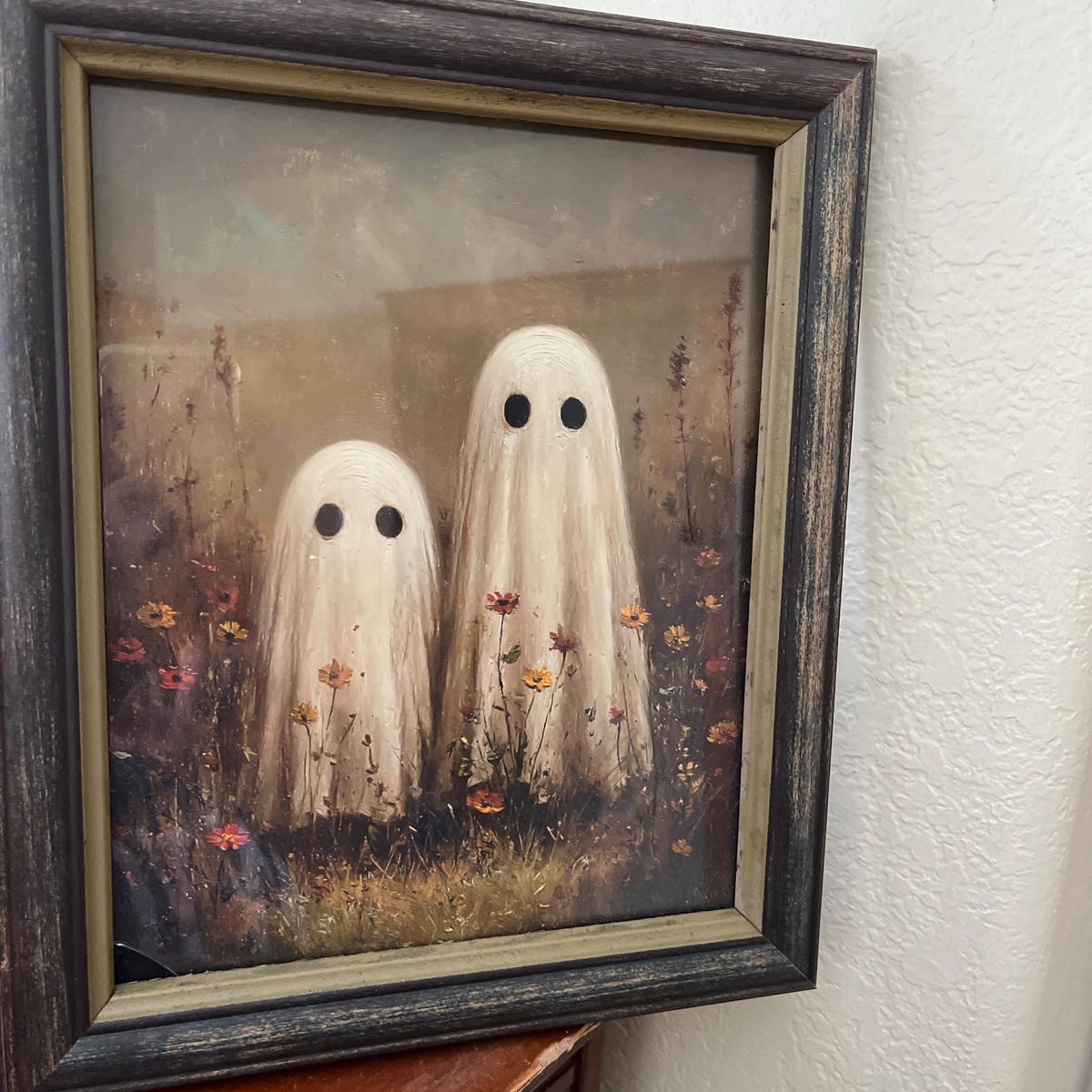 Two Friendly Ghosts in Meadow Digital Art