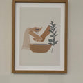 Minimalist Foot Bath Digital Art
