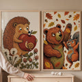 Forest Friends Autumn Digital Art Set