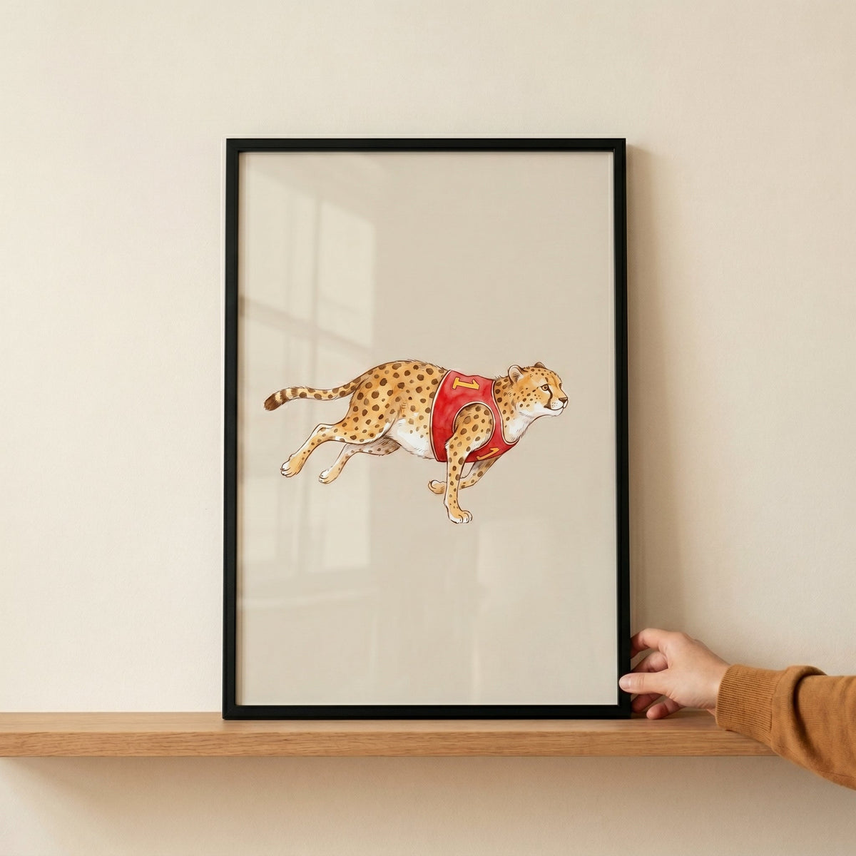 Running Cheetah Digital Art