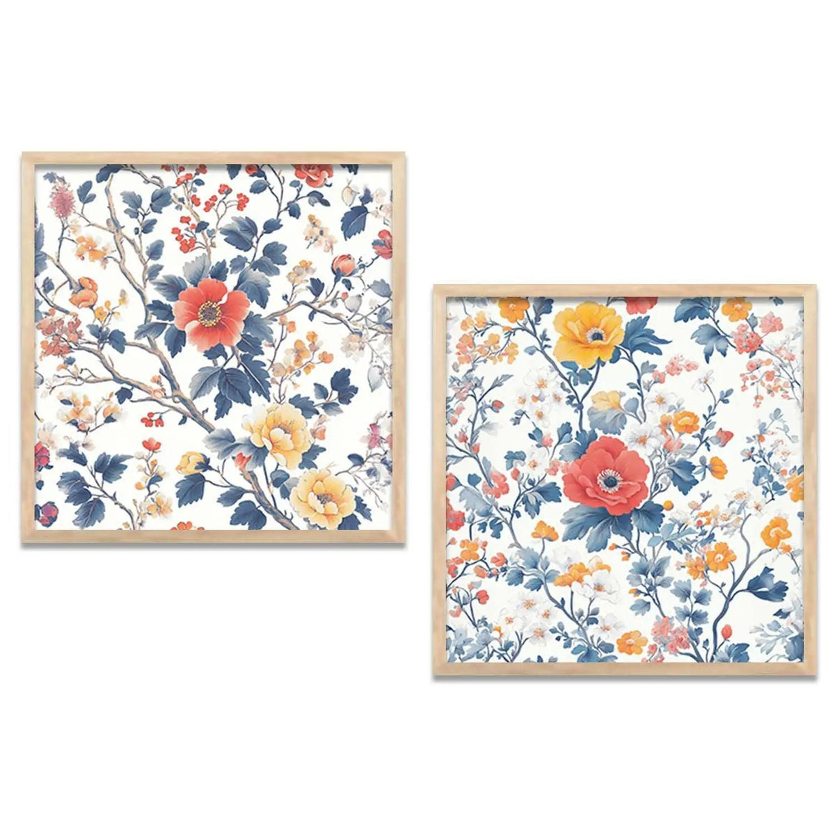 Botanical Blossom Digital Art Set