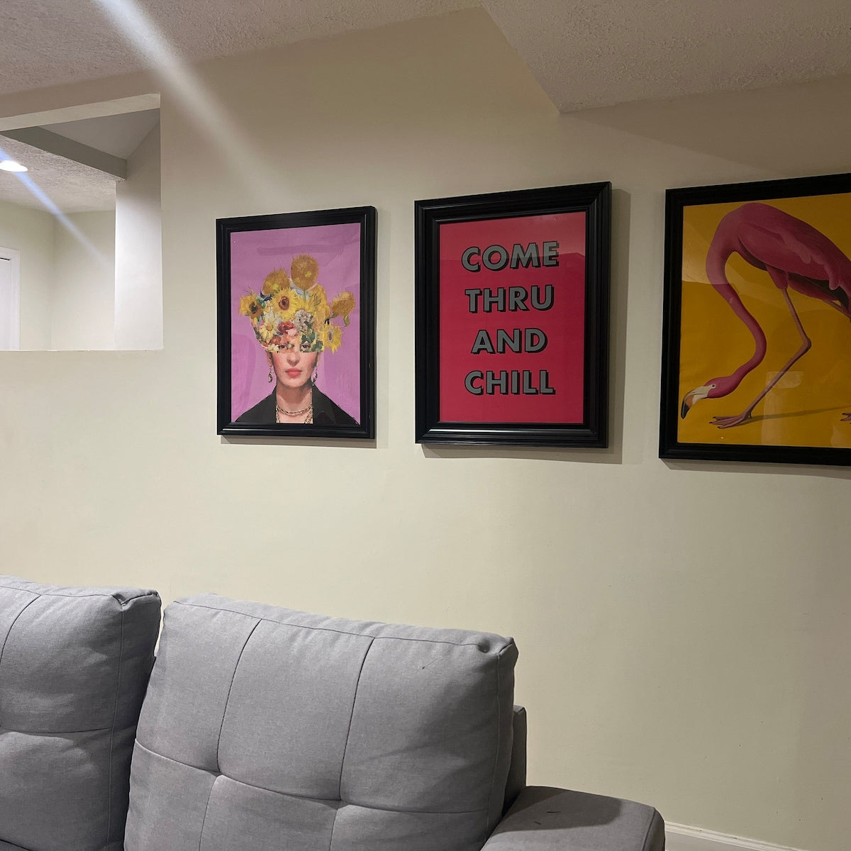 Come Thru and Chill Typography Art Print