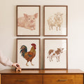Farmhouse Animal Set Digital Art