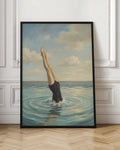 Graceful Diver Digital Art