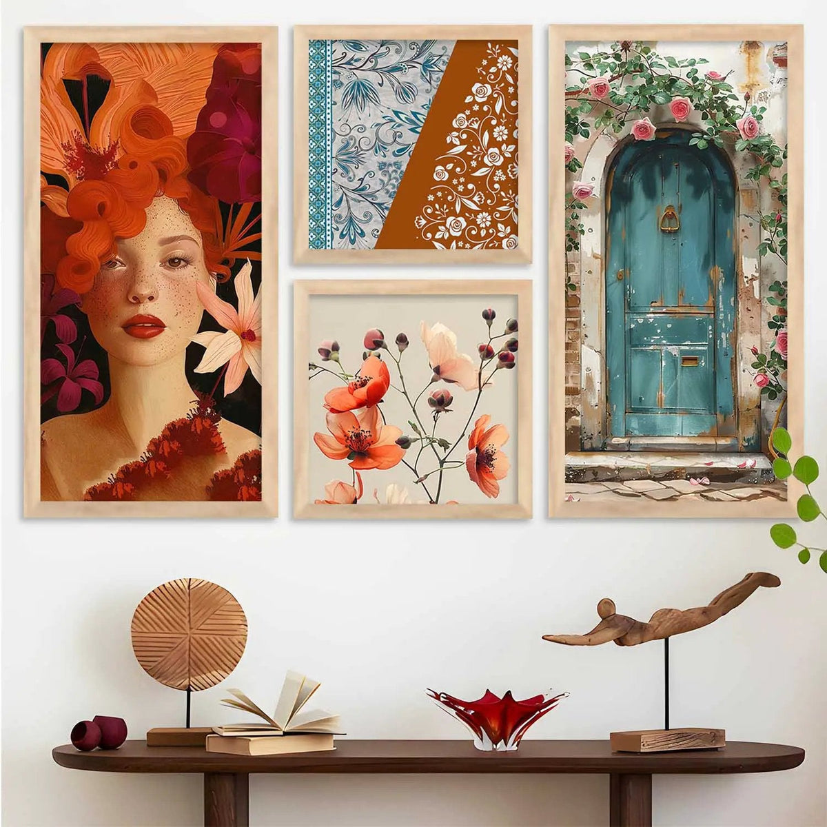 Bohemian Botanical Gallery Wall Set