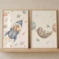 Celestial Animals Space Adventure Digital Art Set