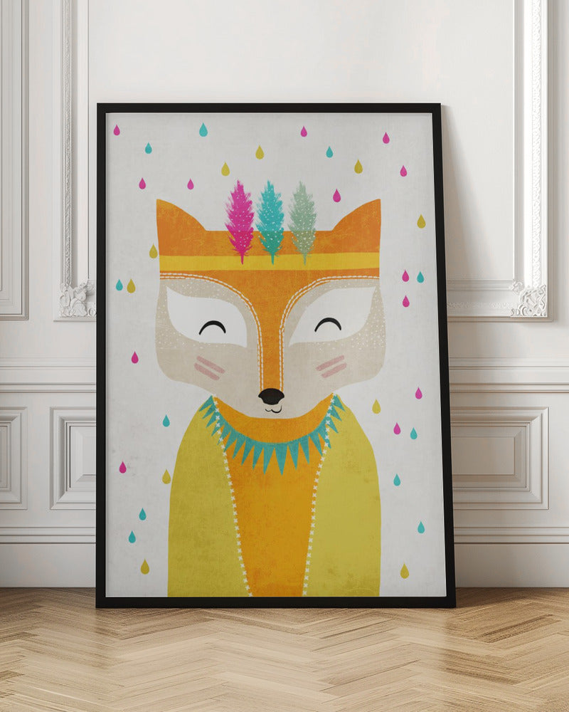 Boho Fox Digital Wall Art