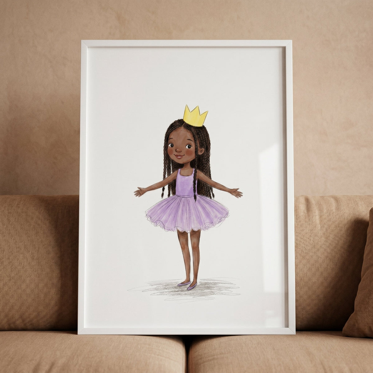Little Princess Ballerina Digital Art