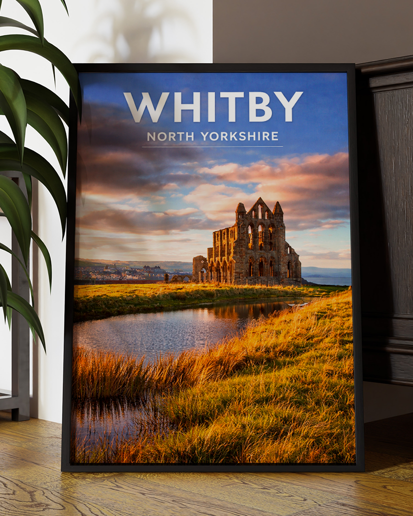 Whitby North Yorkshire Travel Poster