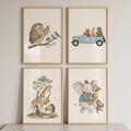 Whimsical Animal Band Digital Art Collection