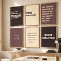 Motivational Quotes Gallery Wall Set