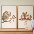 Forest Friends Musical Band Digital Art Set