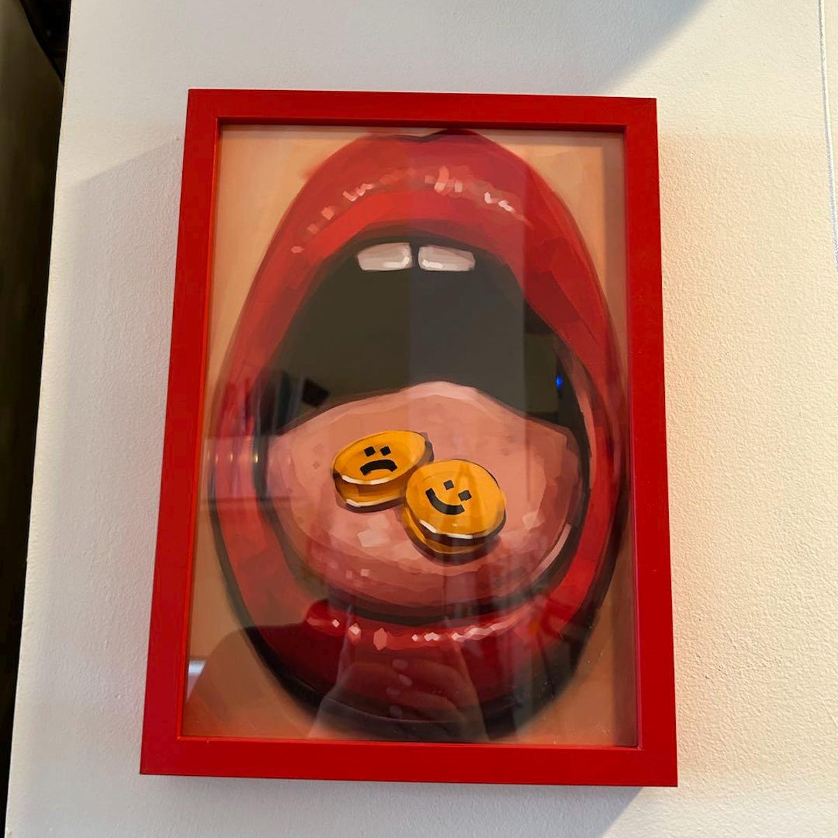 Acid Smile Digital Art Print