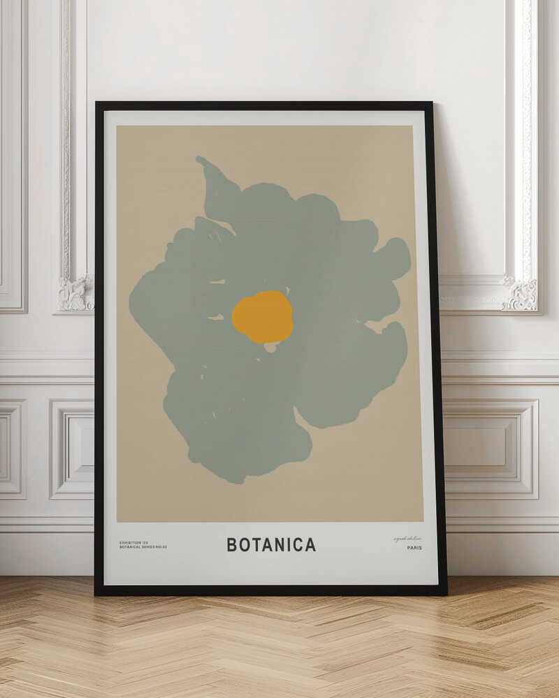 Botanica Minimalist Floral Digital Art Print