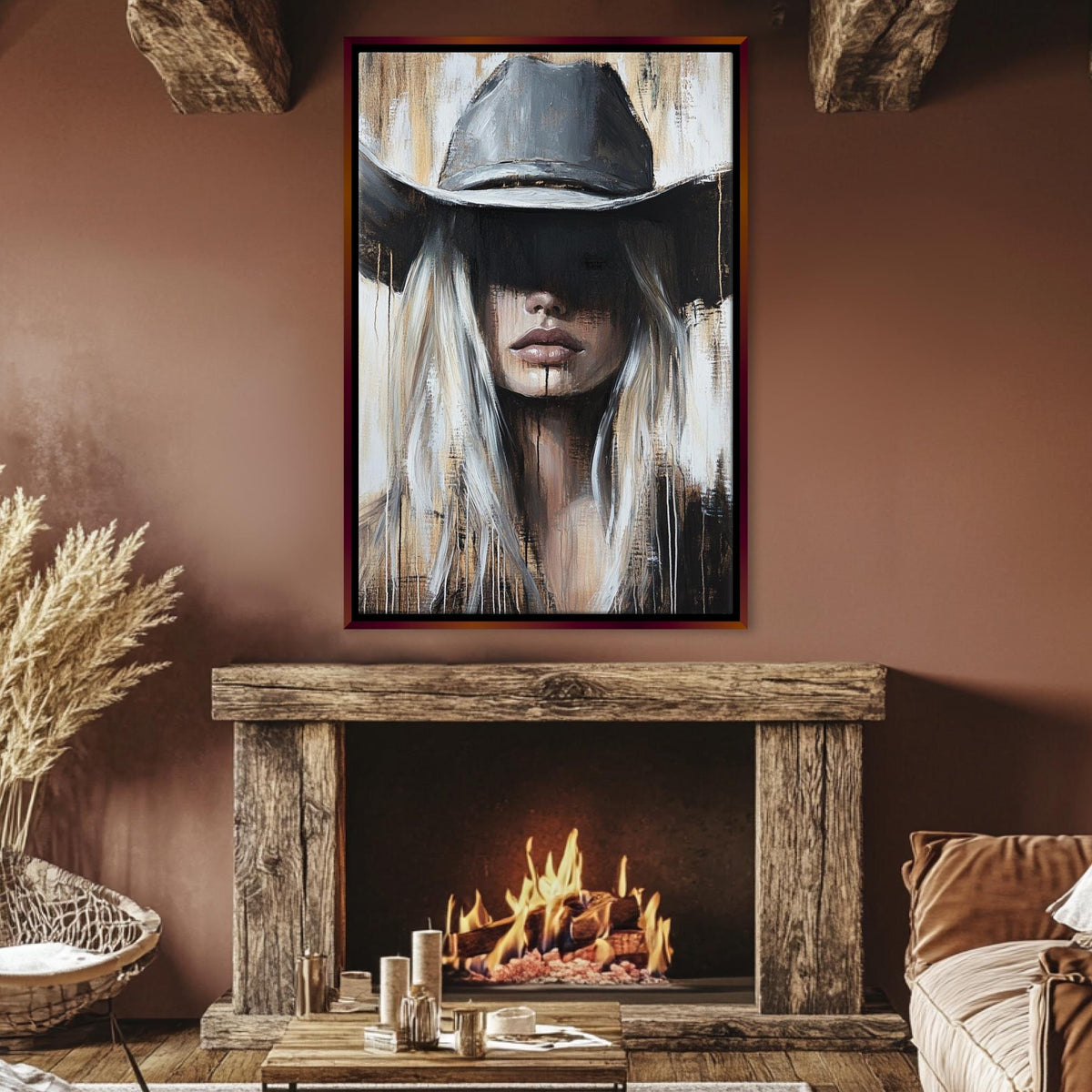 Cowgirl Mystery High-Resolution Digital Artwork