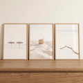 Serene Coastal Beach Tripach Artwork