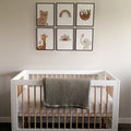Boho Safari Nursery Animals Digital Wall Art Set