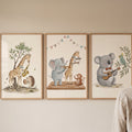 Charming Safari Animal Band Digital Artwork Trio