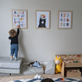 Minimalist Alphabet Nursery Digital Artwork