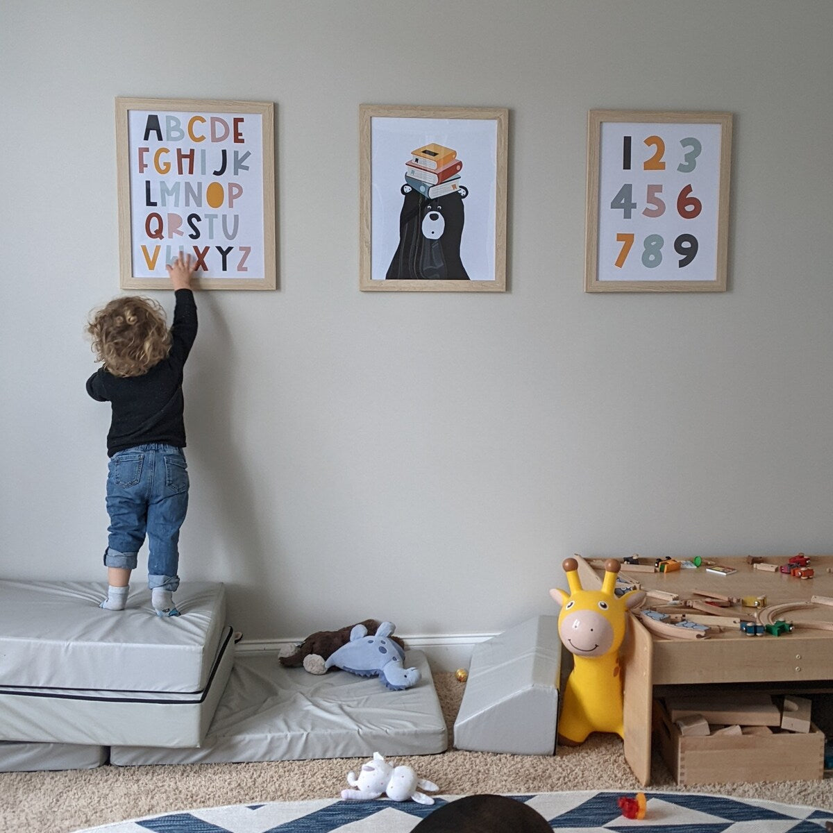 Minimalist Alphabet Nursery Digital Artwork