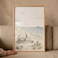 Little Artist Crab Beach Digital Art