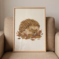 Autumn Hedgehog Digital Art