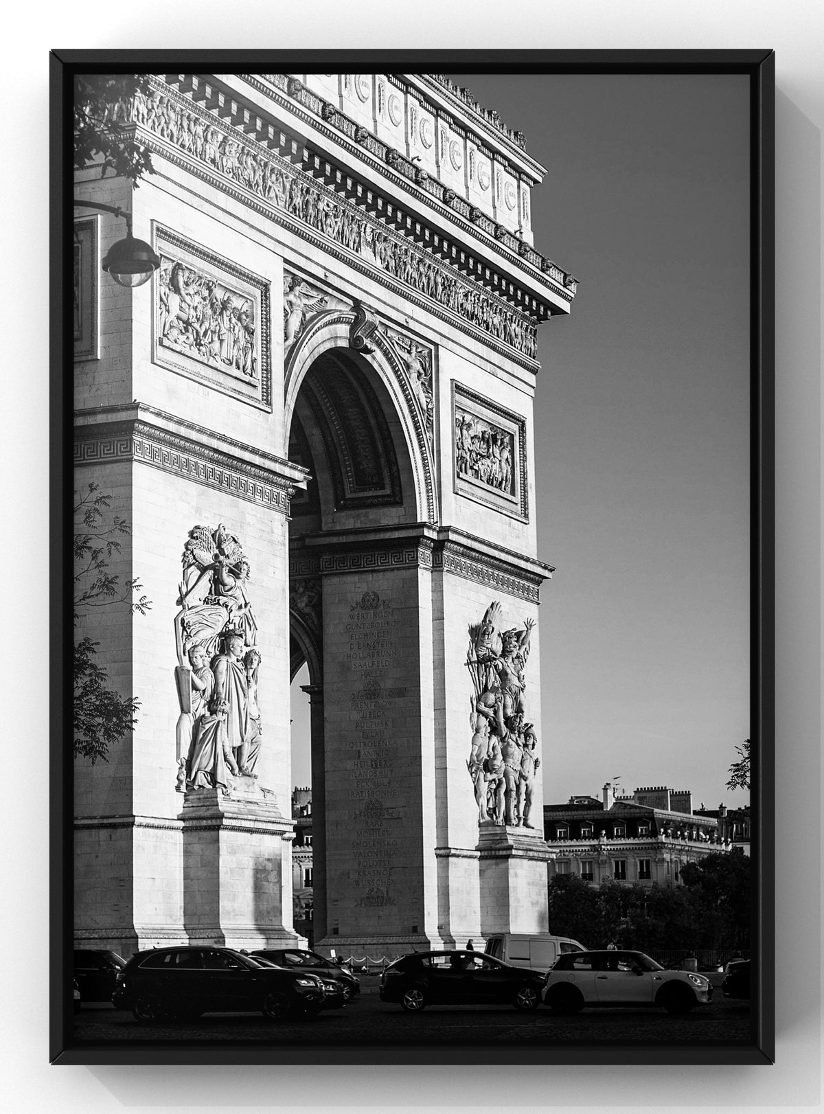 Arc de Triomphe Paris Black and White Photography