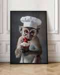 Cheeky Monkey Chef Digital Artwork