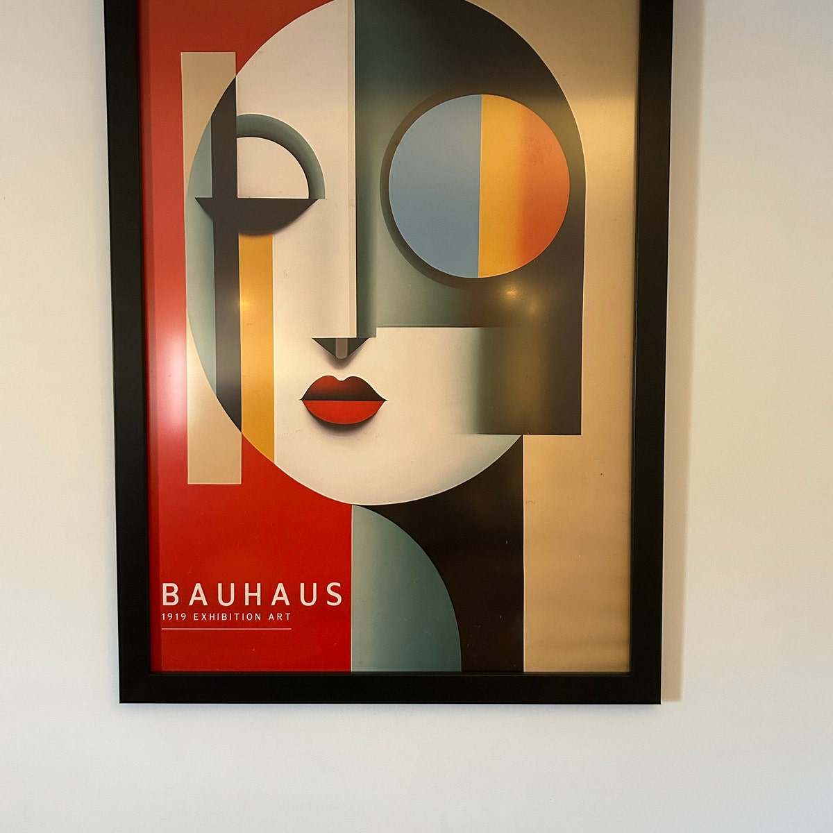 Bauhaus Abstract Face Digital Art