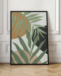 Abstract Botanical Palm Leaves Digital Art