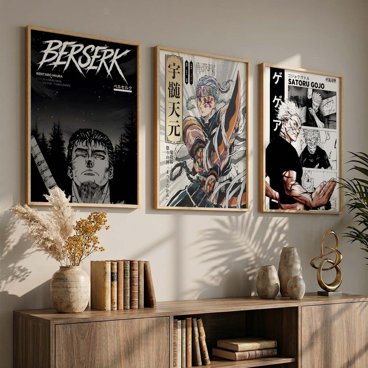 Anime Manga Trio Digital Art Collection