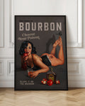 Babes of Bourbon Vintage Pin-Up Digital Art Print