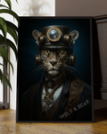 Steampunk Leopard Digital Art