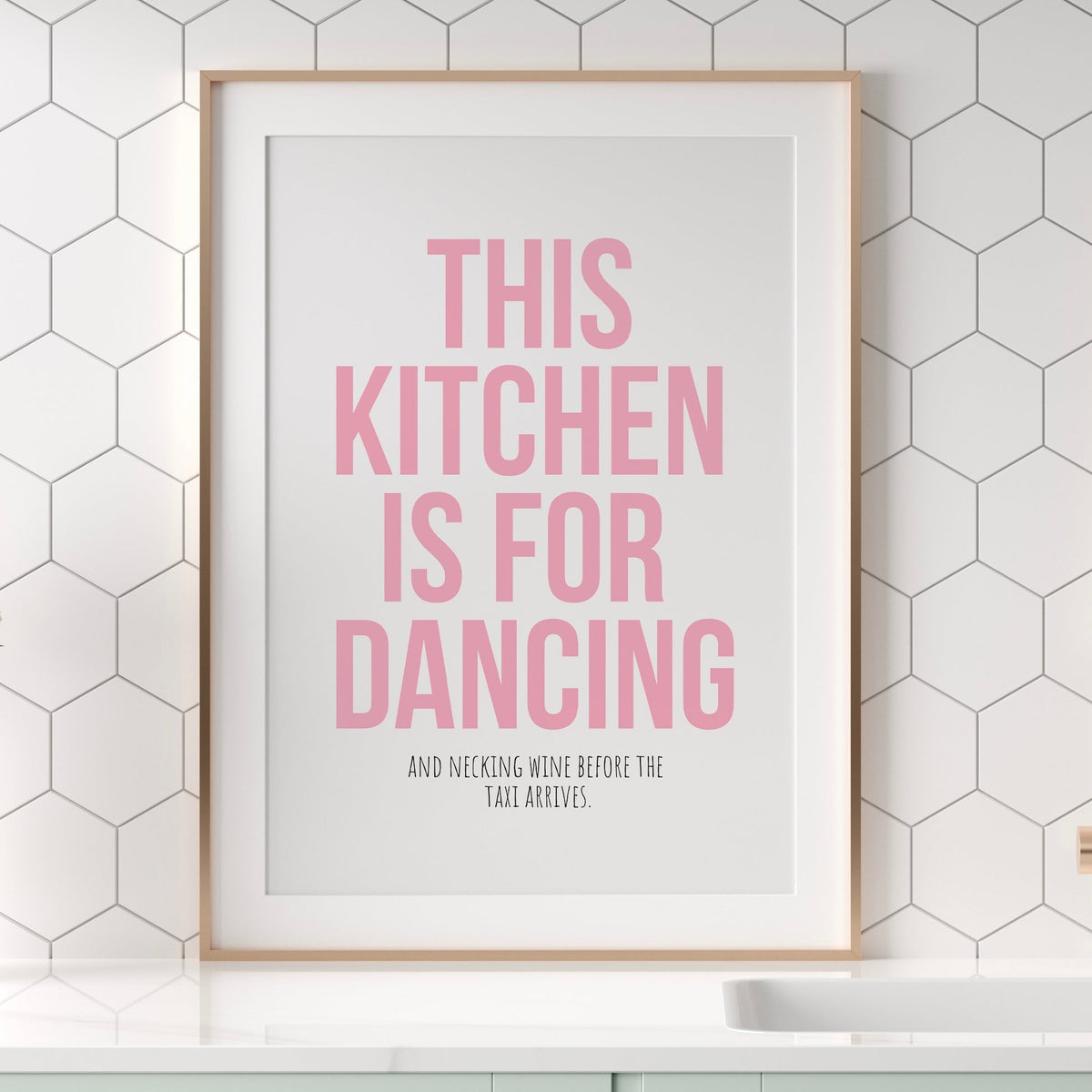 This Kitchen is for Dancing Digital Print