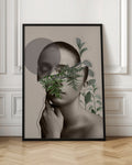 Botanical Essence Portrait Digital Art
