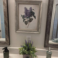 Vintage Purple Lilac Botanical Digital Art Print