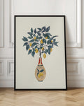 Limoncello Vase Botanical Digital Art
