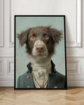 Regal Gentleman Dog Digital Portrait