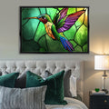 Stained Glass Hummingbird Digital Art