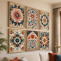 Bohemian Floral Botanical Gallery Wall Set