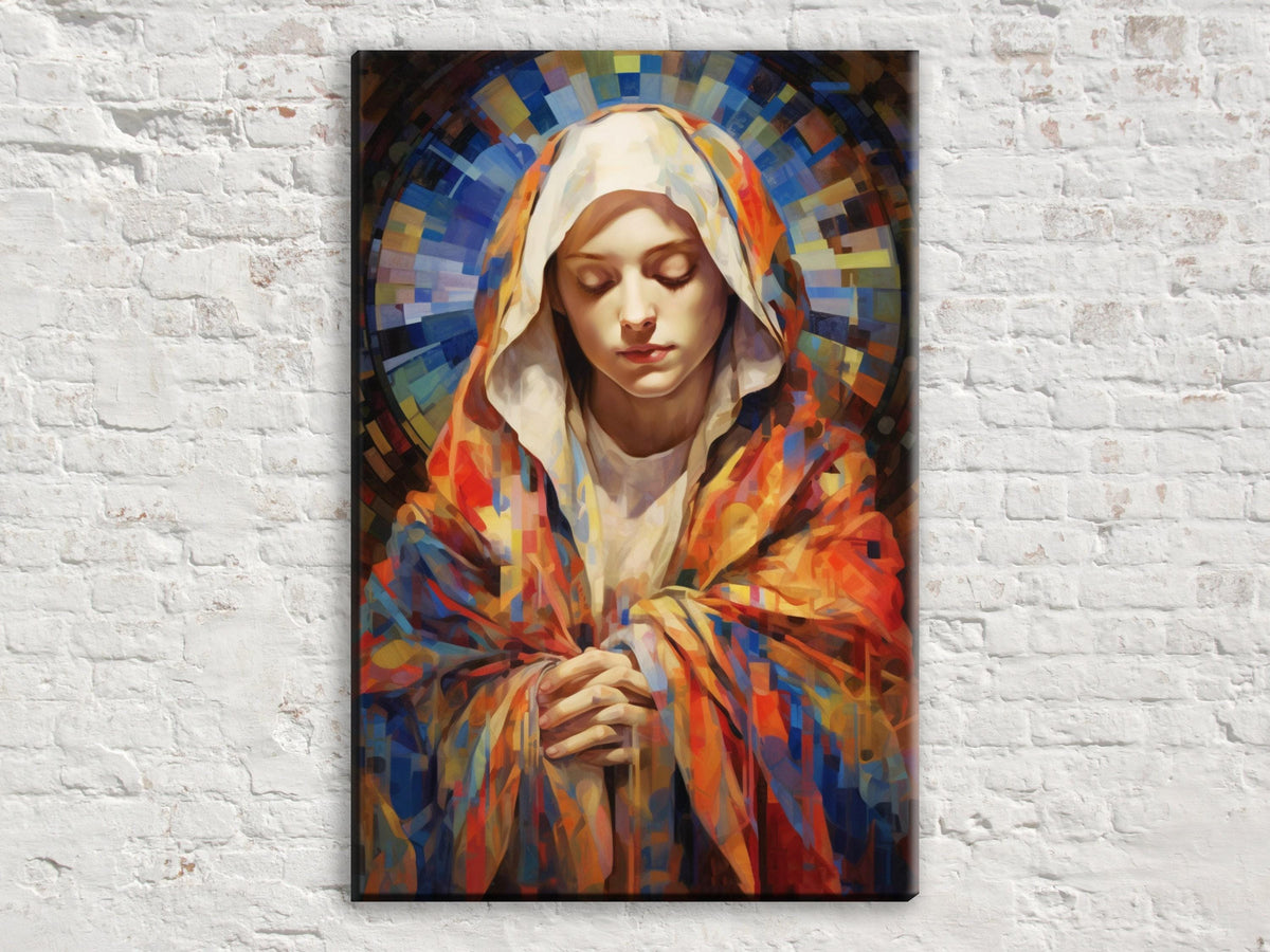 Vibrant Madonna Digital Artwork